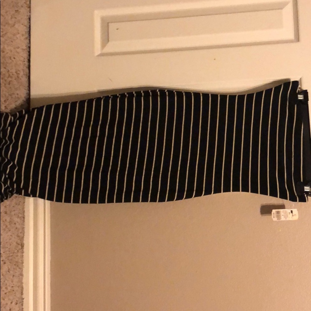 Striped fitted dress